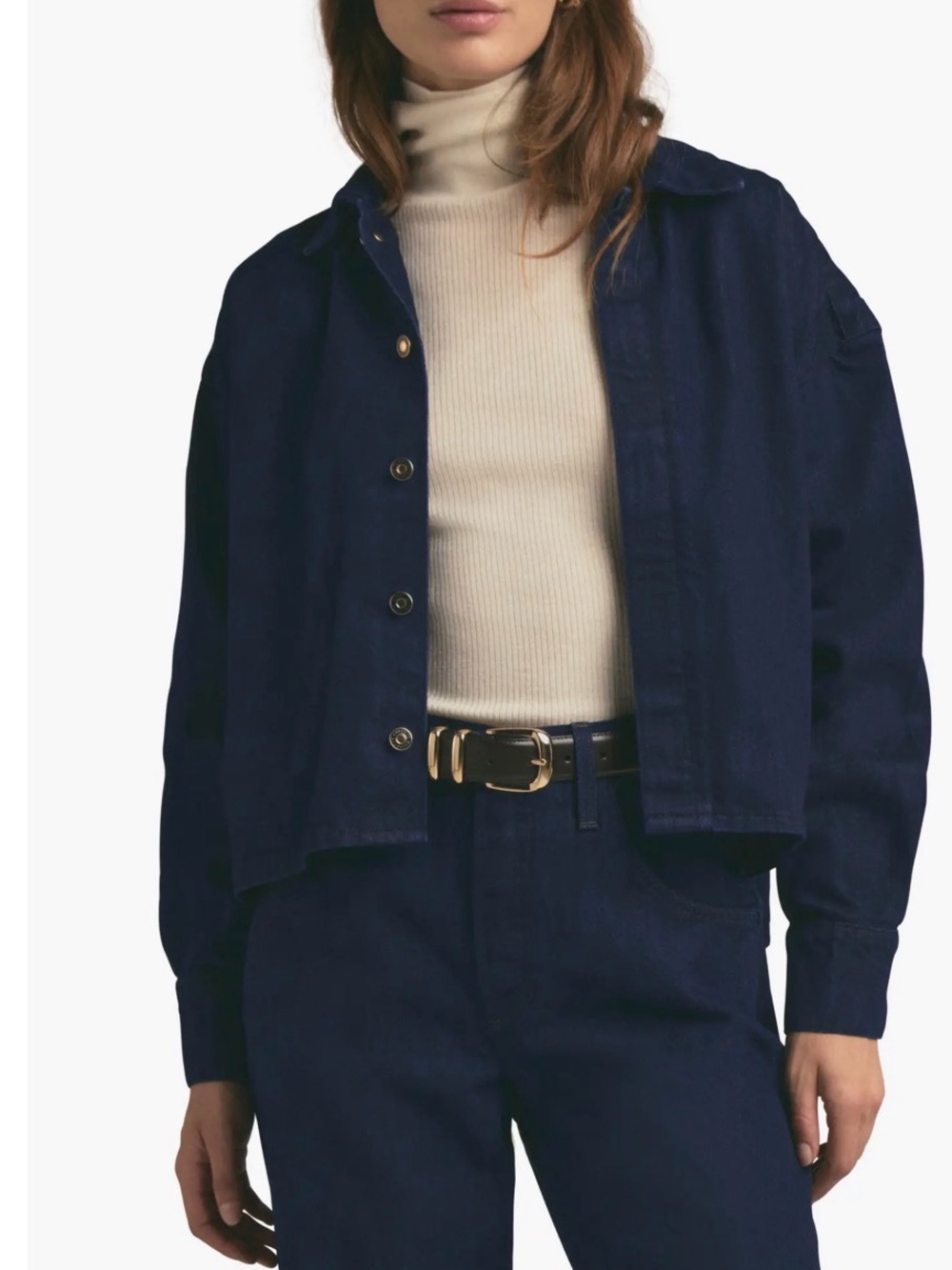Favorite Daughter The Brady Crop Shirt in Stout